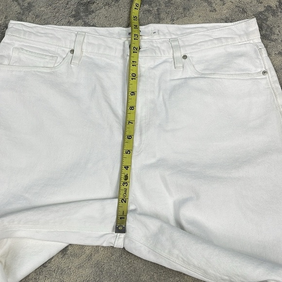 NWT Hudson Bettie Taper Jeans White High Rise Ankle Sz 32 - Picture 9 of 14